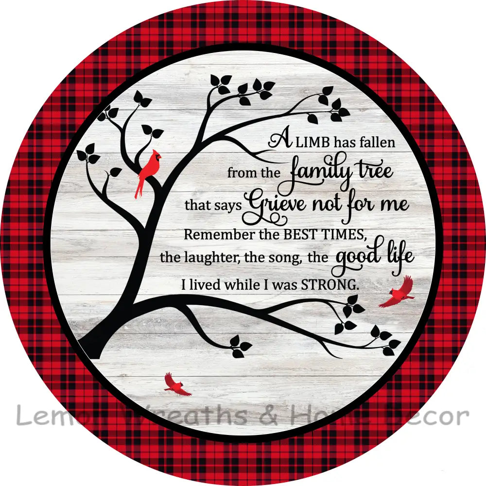 A Limb Has Fallen From The Family Tree Cardinal 8