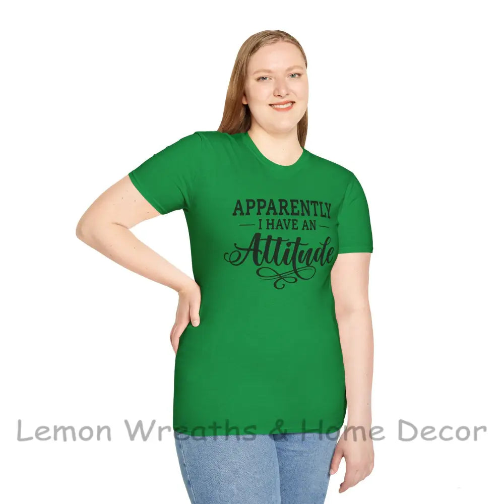 Apparently I Have An Attitude Unisex Softstyle T-Shirt