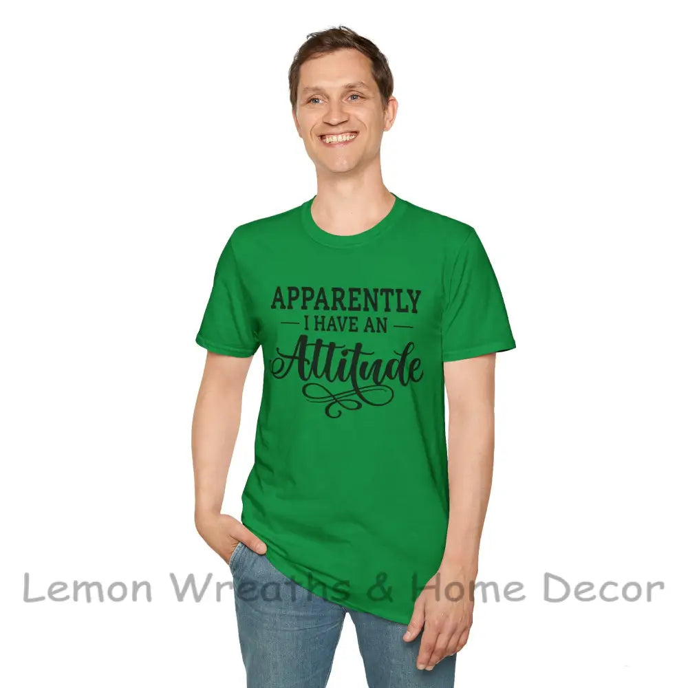 Apparently I Have An Attitude Unisex Softstyle T-Shirt