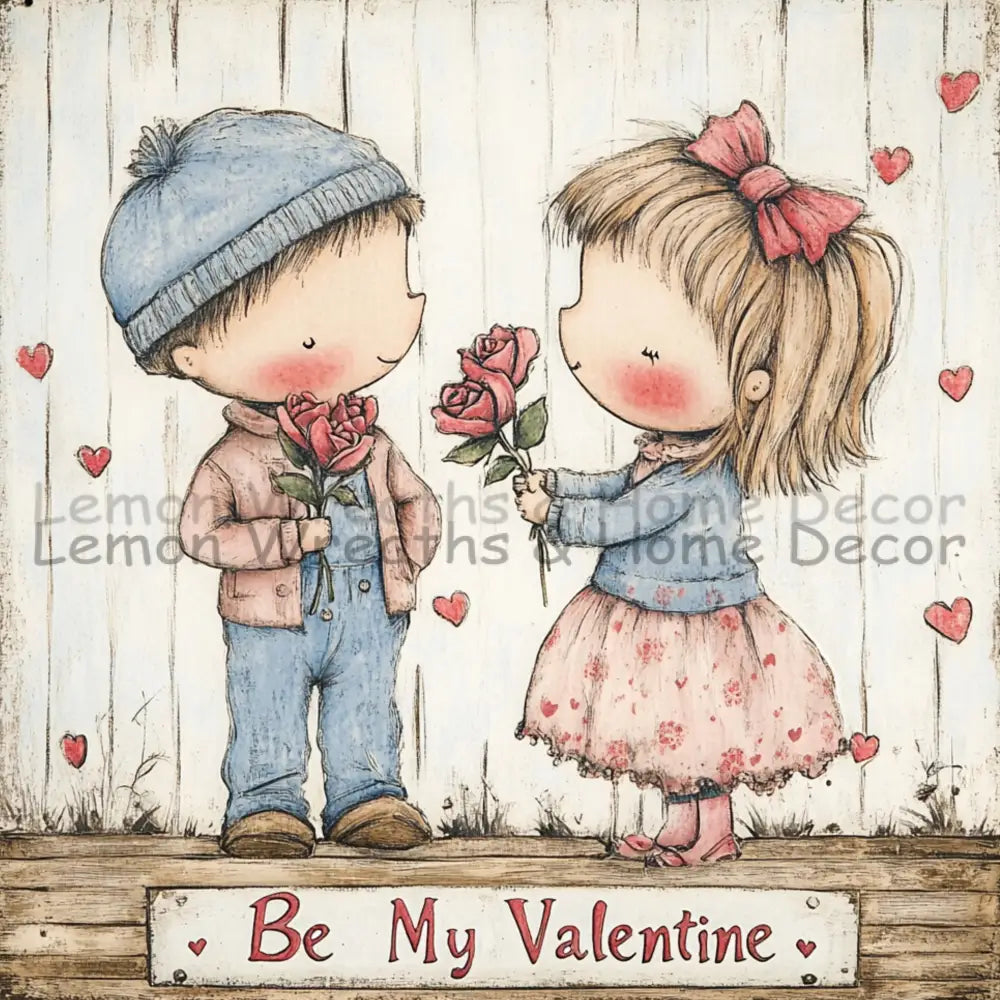 Be My Valentine Cuties Metal Sign