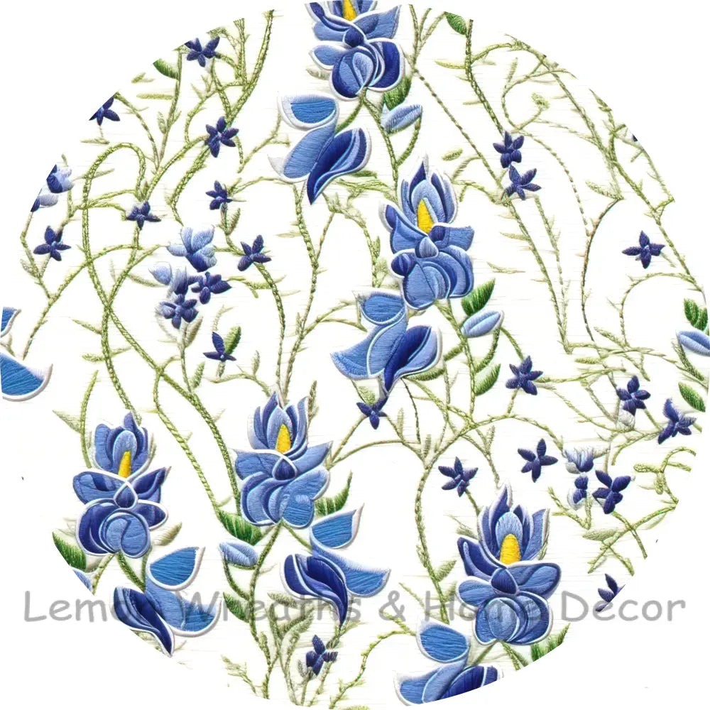 Blue Bonnet Metal Sign