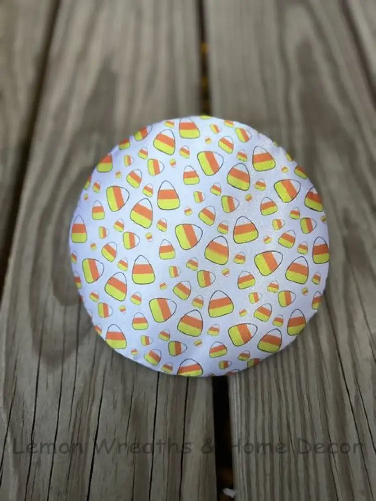 Candy Corn Confetti Sublimated Fabric Center
