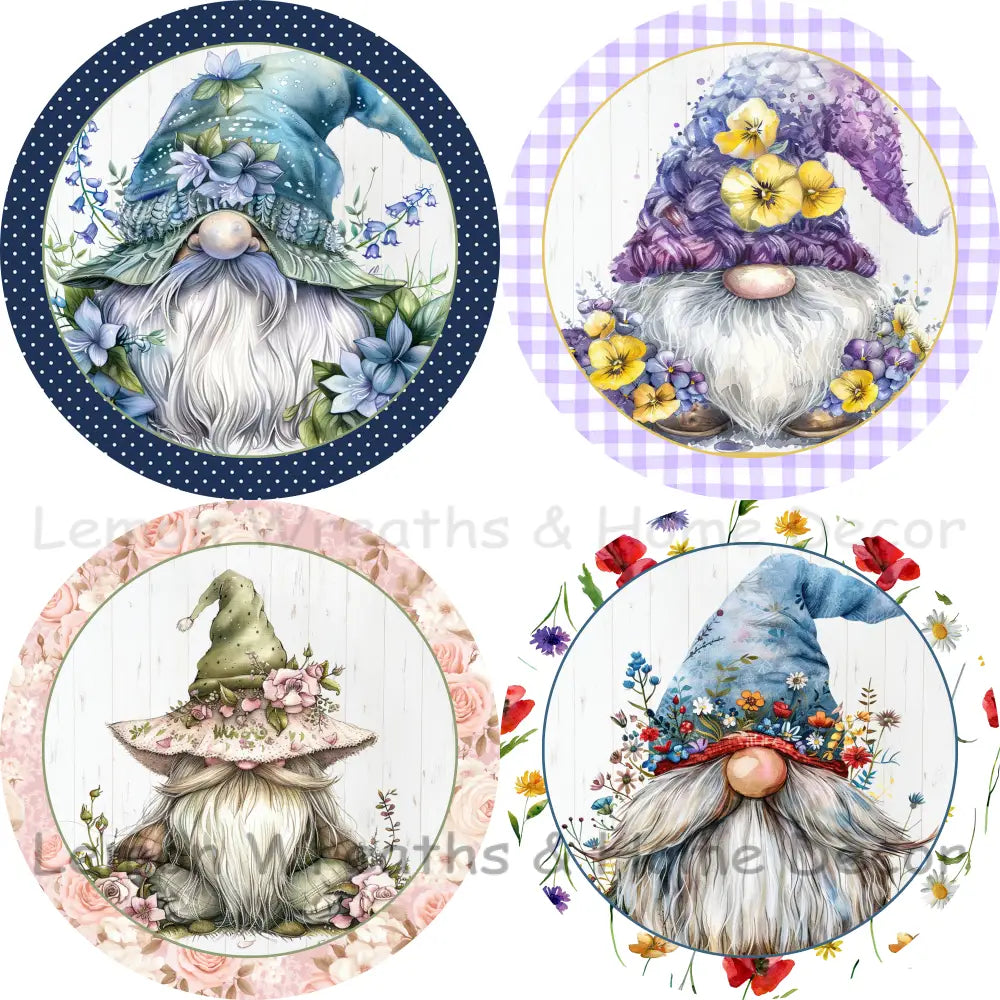 Flower Gnomes 10’’ Sign Bundle