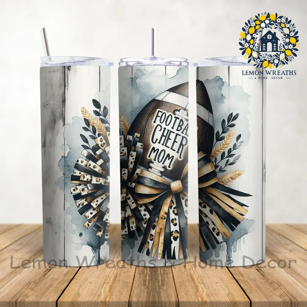 Football Cheer Mom 20Oz Tumbler
