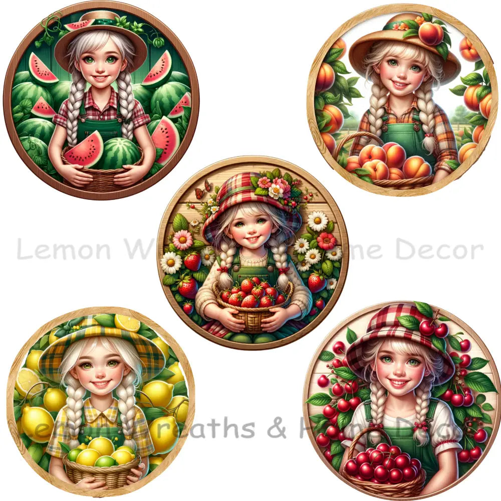 Fruitful Seasons Girls 8’’ Sign Bundle