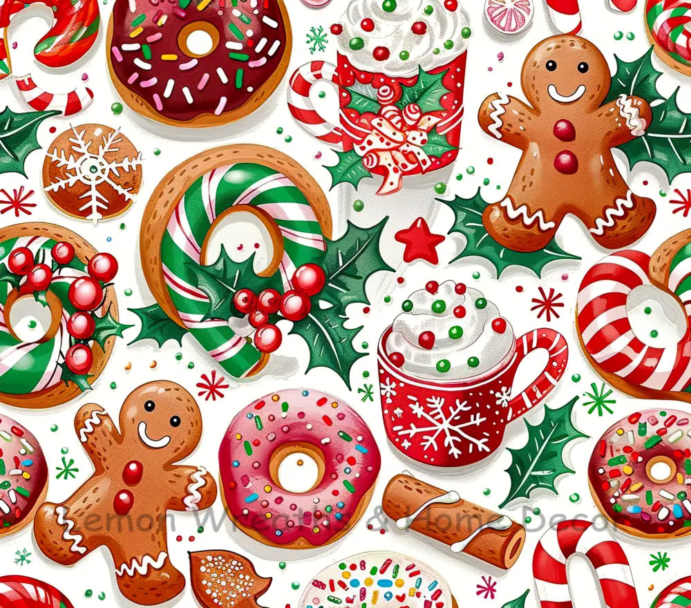Gingerbread And Donuts Christmas 20Oz Tumbler