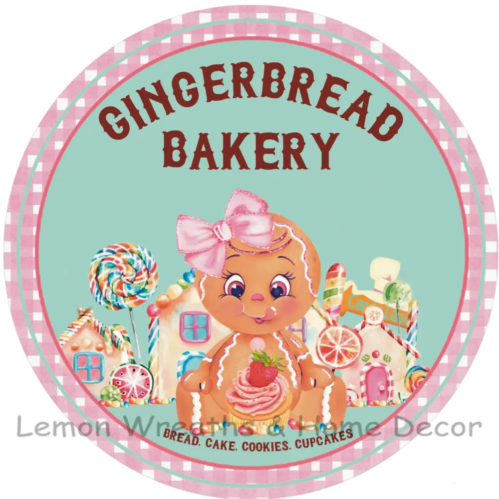 Gingerbread Bakery Metal Sign 6