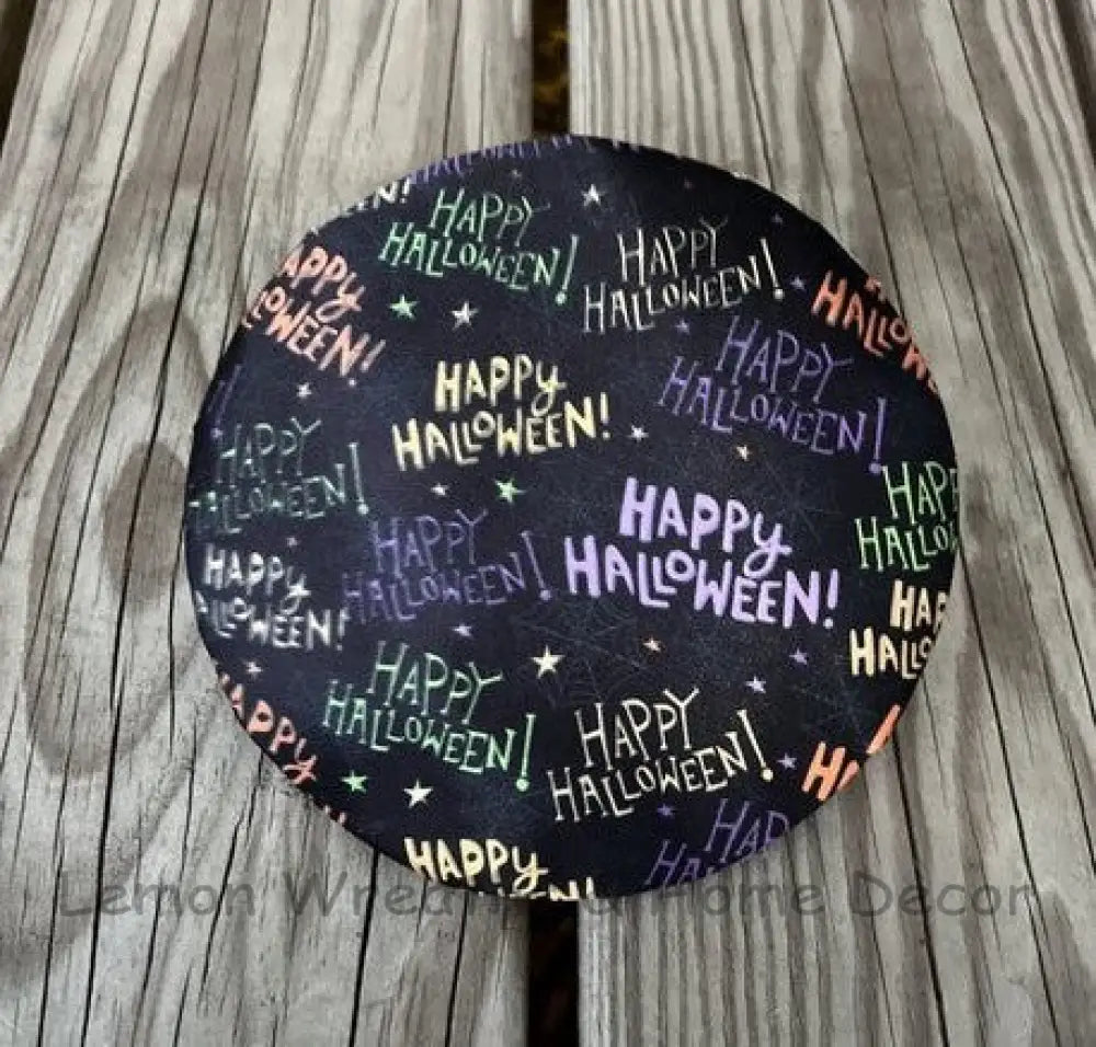 Happy Halloween Confetti Sublimated Fabric Center
