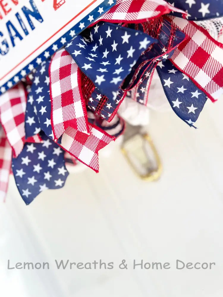 Jesus Make America Believe Again Wreath