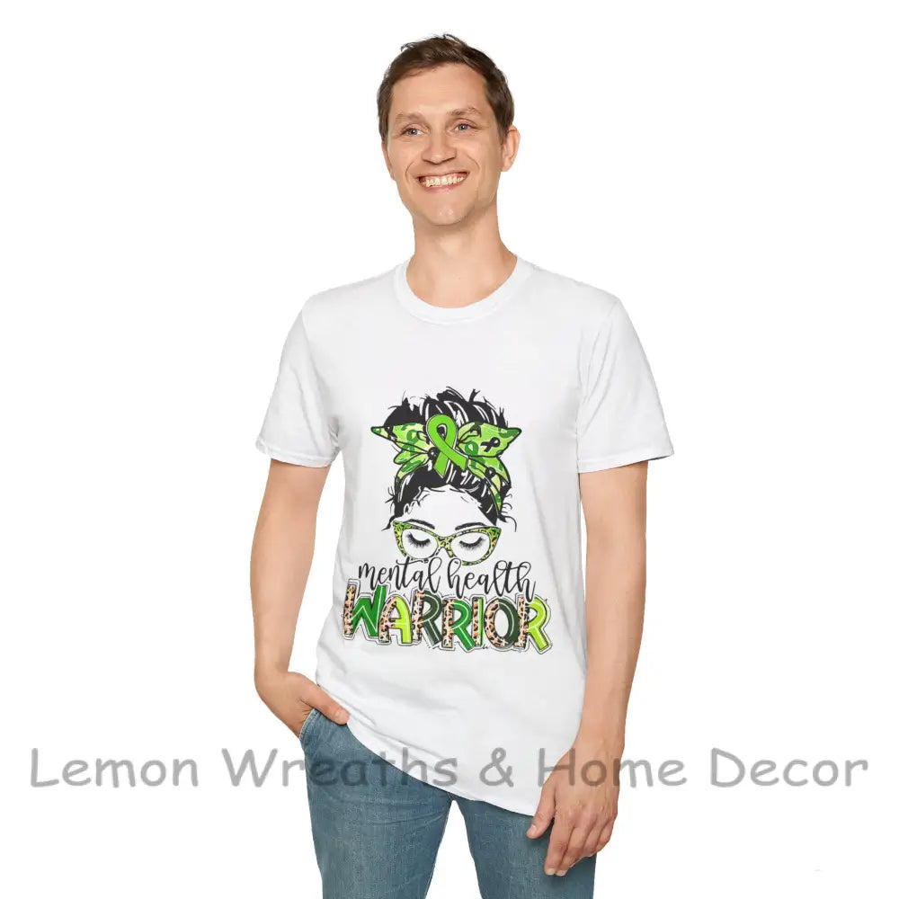 Mental Health Warrior Unisex Softstyle T-Shirt