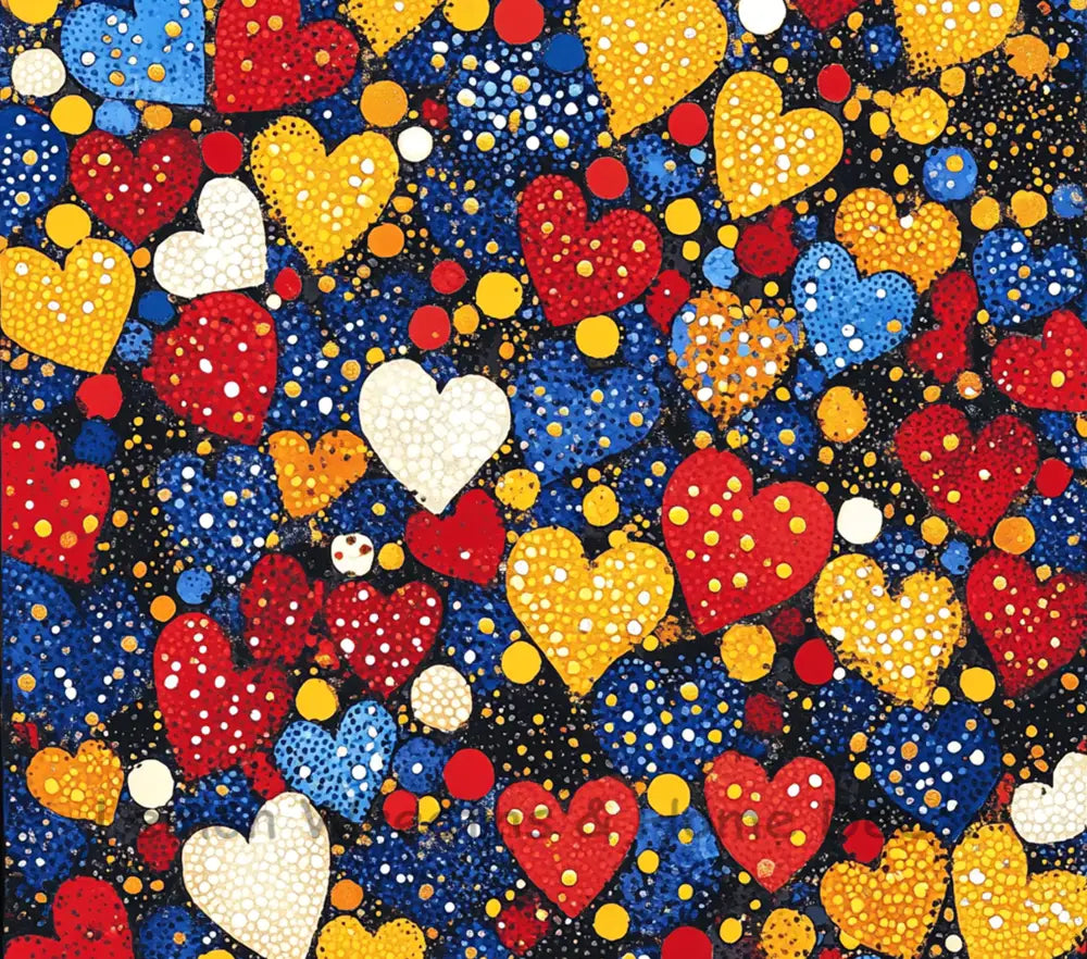 Mosaic Hearts 20Oz Tumbler