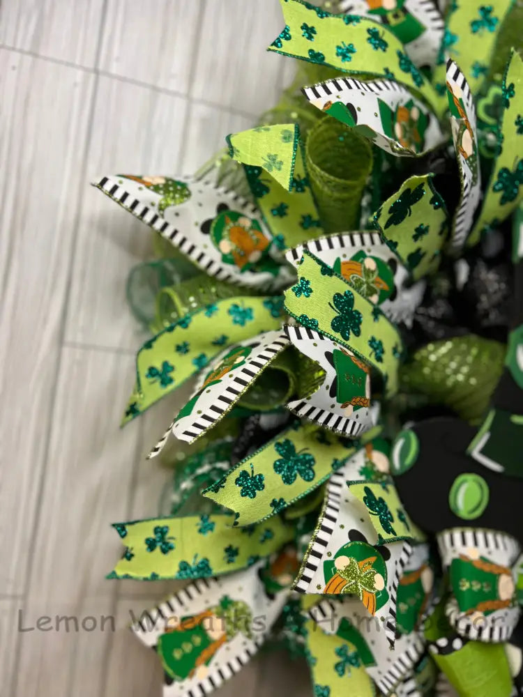 St. Patrick’s Top Hat Wreath