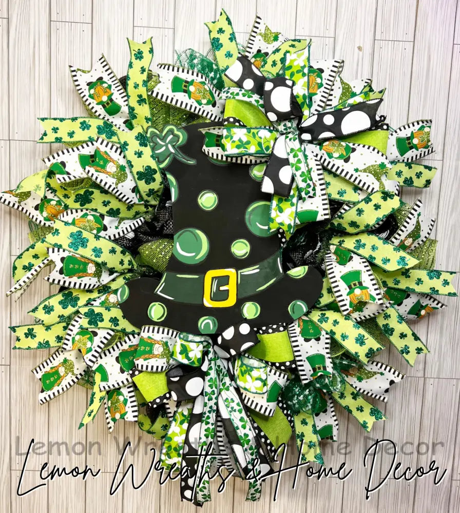 St. Patrick’s Top Hat Wreath