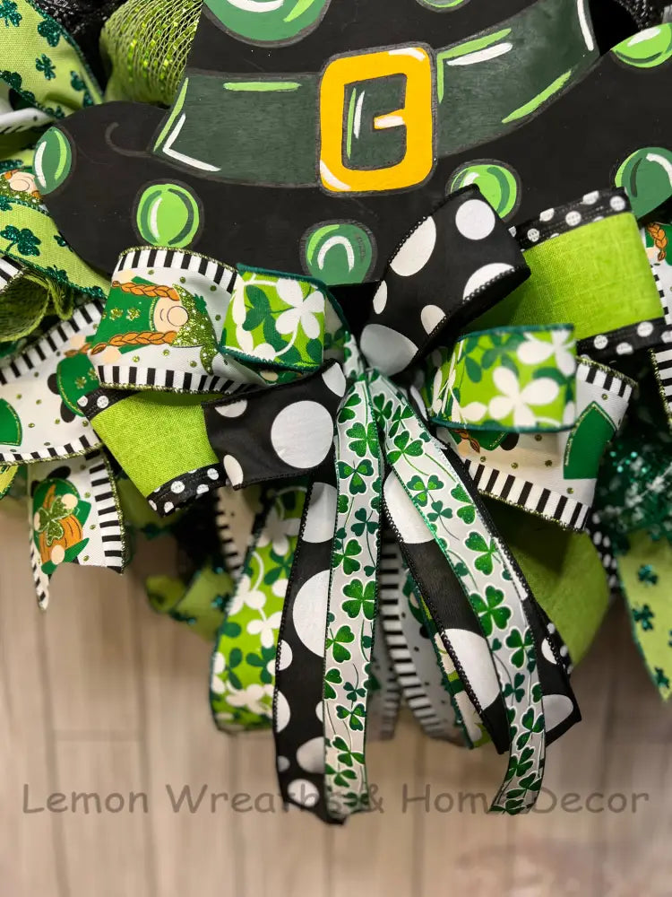 St. Patrick’s Top Hat Wreath