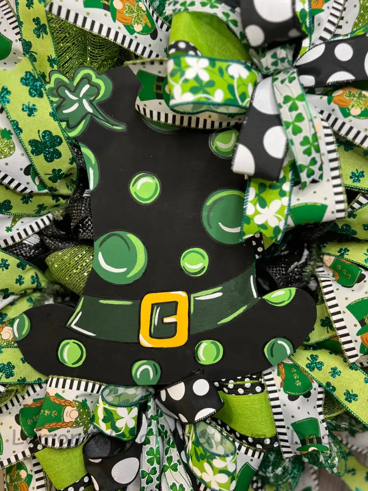 St. Patrick’s Top Hat Wreath
