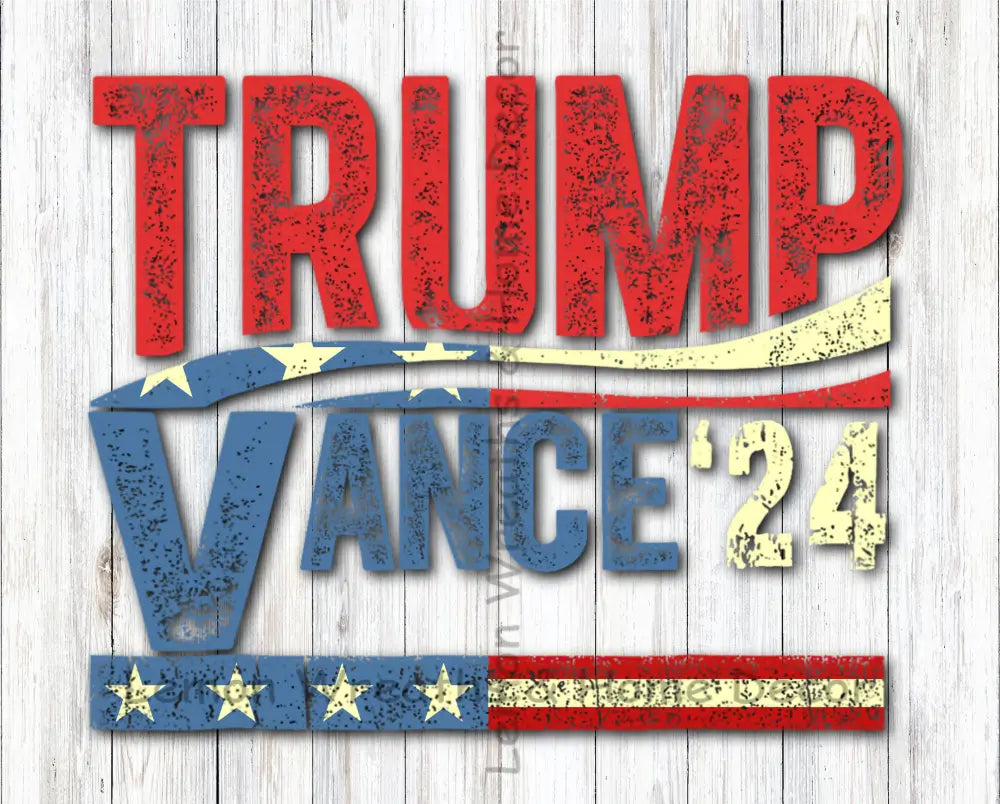 Trump Vance ’24 Election Metal Sign
