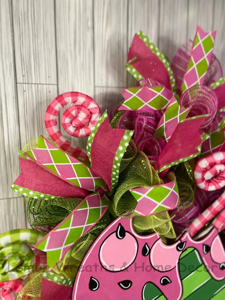 Watermelon Popsicle Summer Wreath