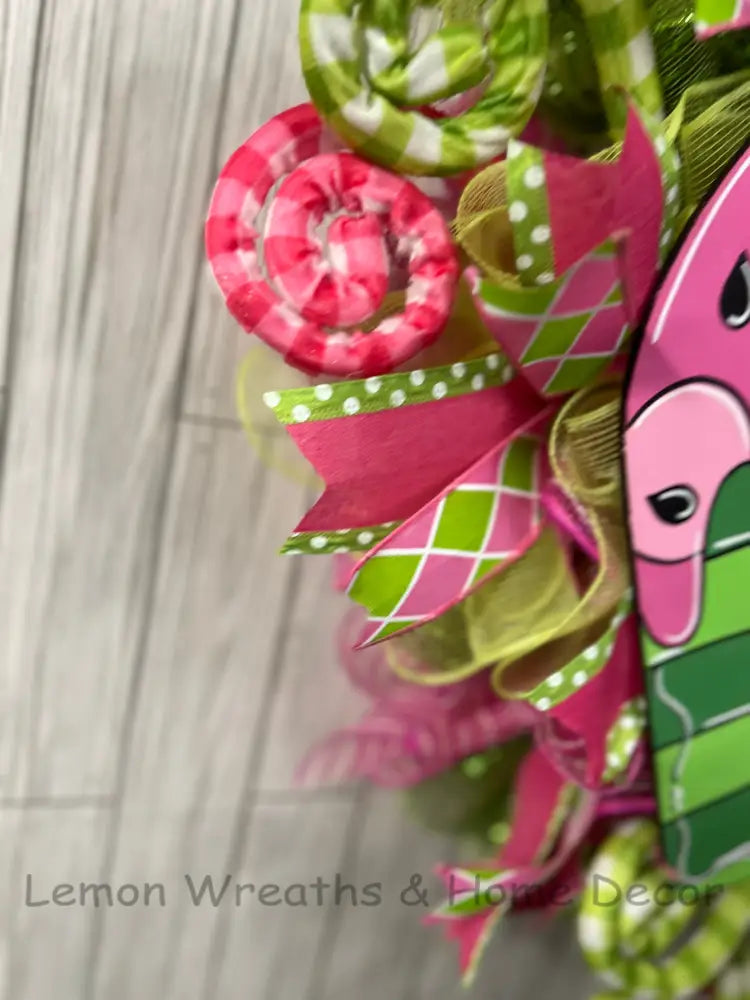 Watermelon Popsicle Summer Wreath