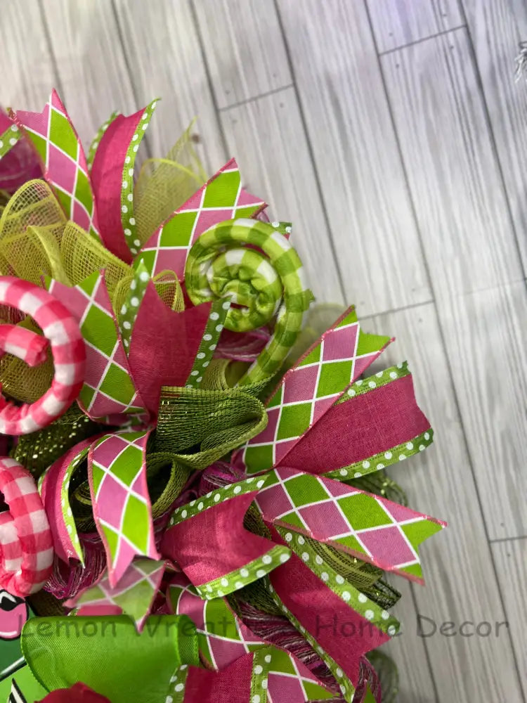 Watermelon Popsicle Summer Wreath