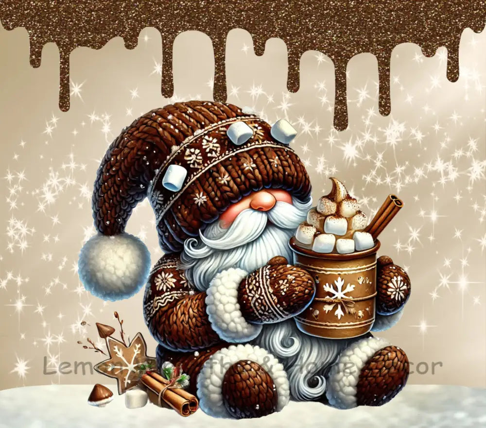 Winter Gnome With Cocoa 20Oz Tumbler