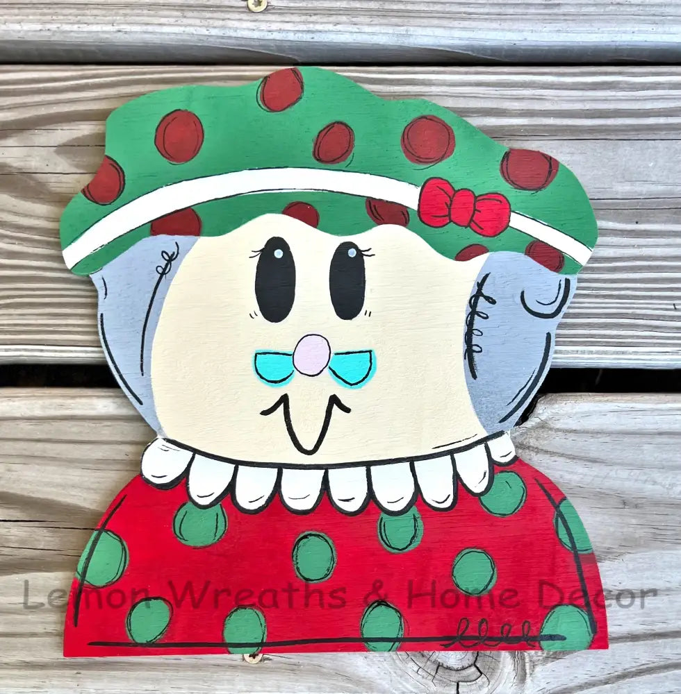 Wood Mrs Claus 12