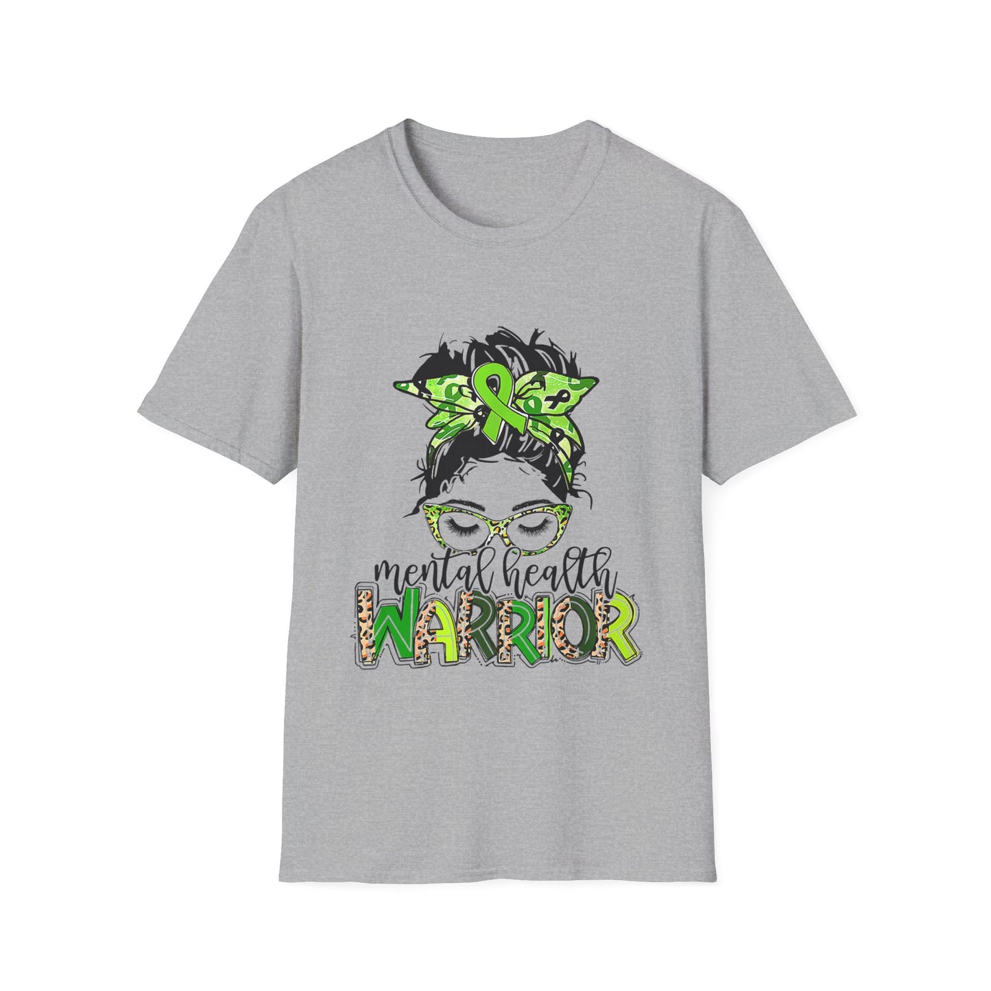 Mental Health Warrior Unisex Softstyle T-Shirt