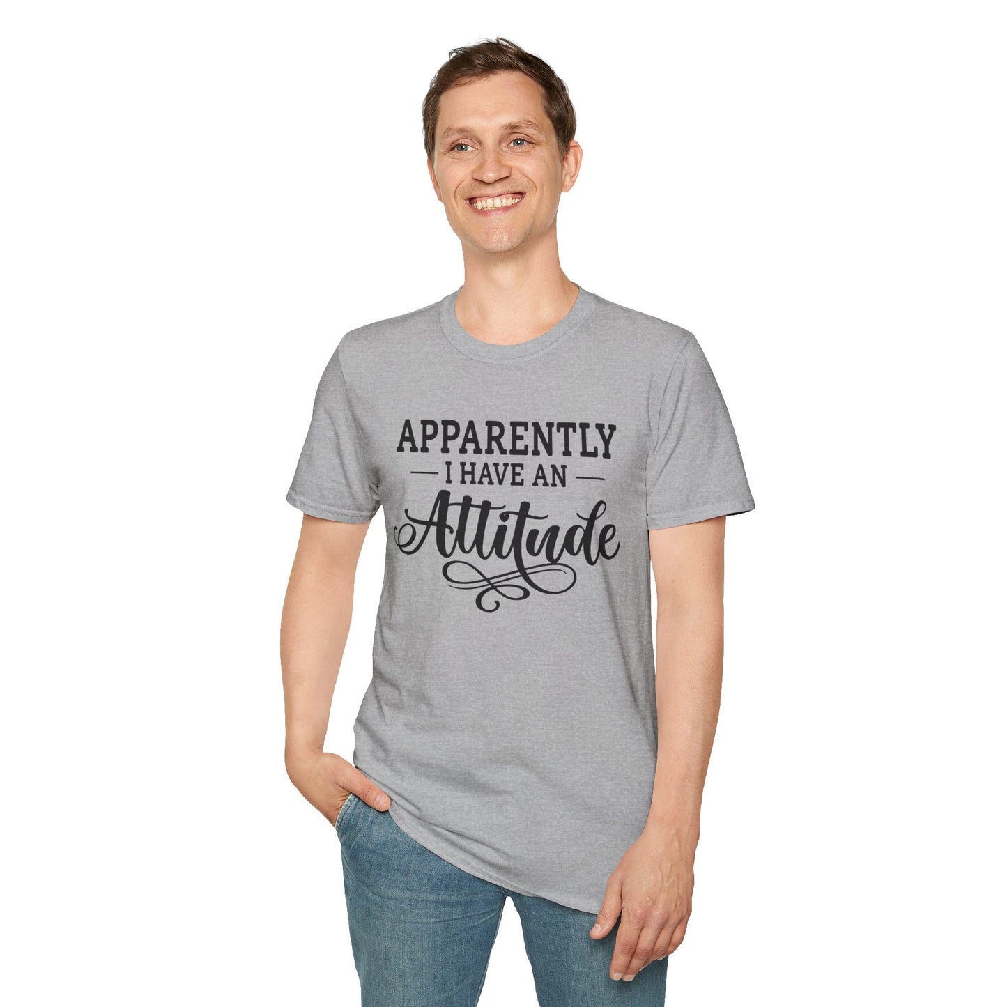 Apparently I Have An Attitude Unisex Softstyle T-Shirt