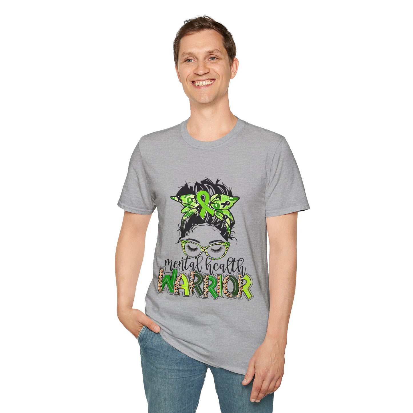 Mental Health Warrior Unisex Softstyle T-Shirt