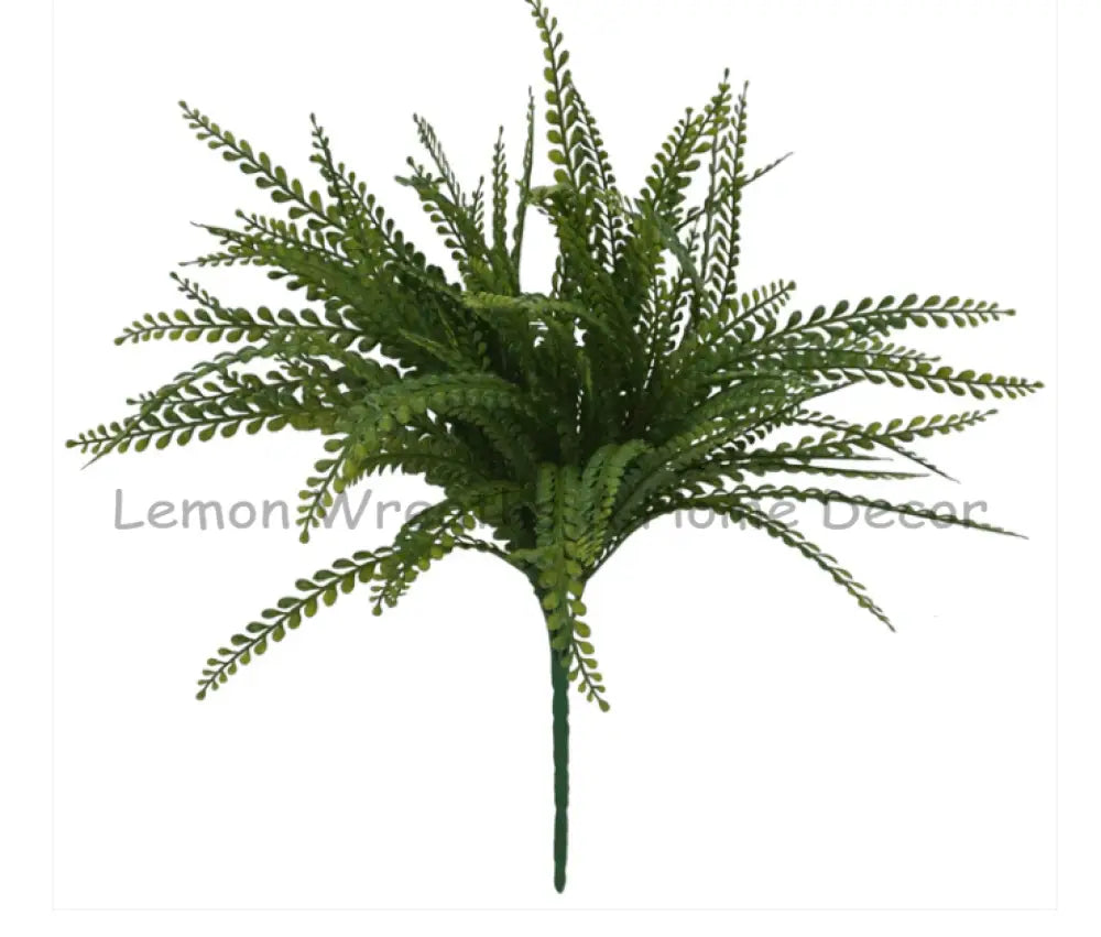 19’’ Plastic Button Fern Bush