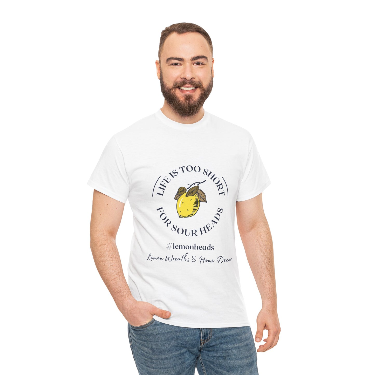 Life Is Too Short For Sourheads Unisex Heavy Cotton Tee