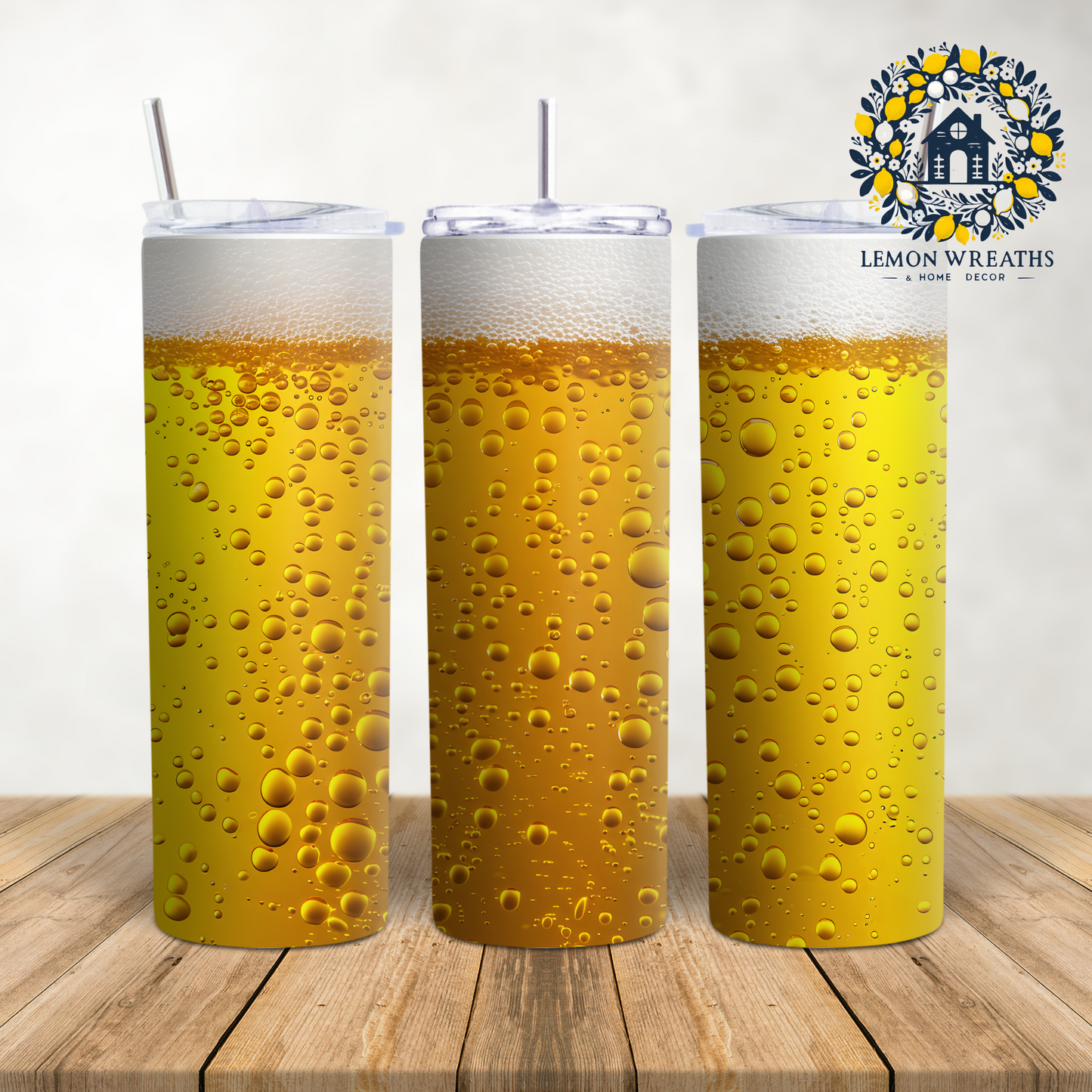 3D Foaming Beer 20oz Tumbler