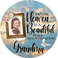 PHOTO MUST BE EMAILED - I Know Heaven Is A Beautiful Place Personalized Metal Sign