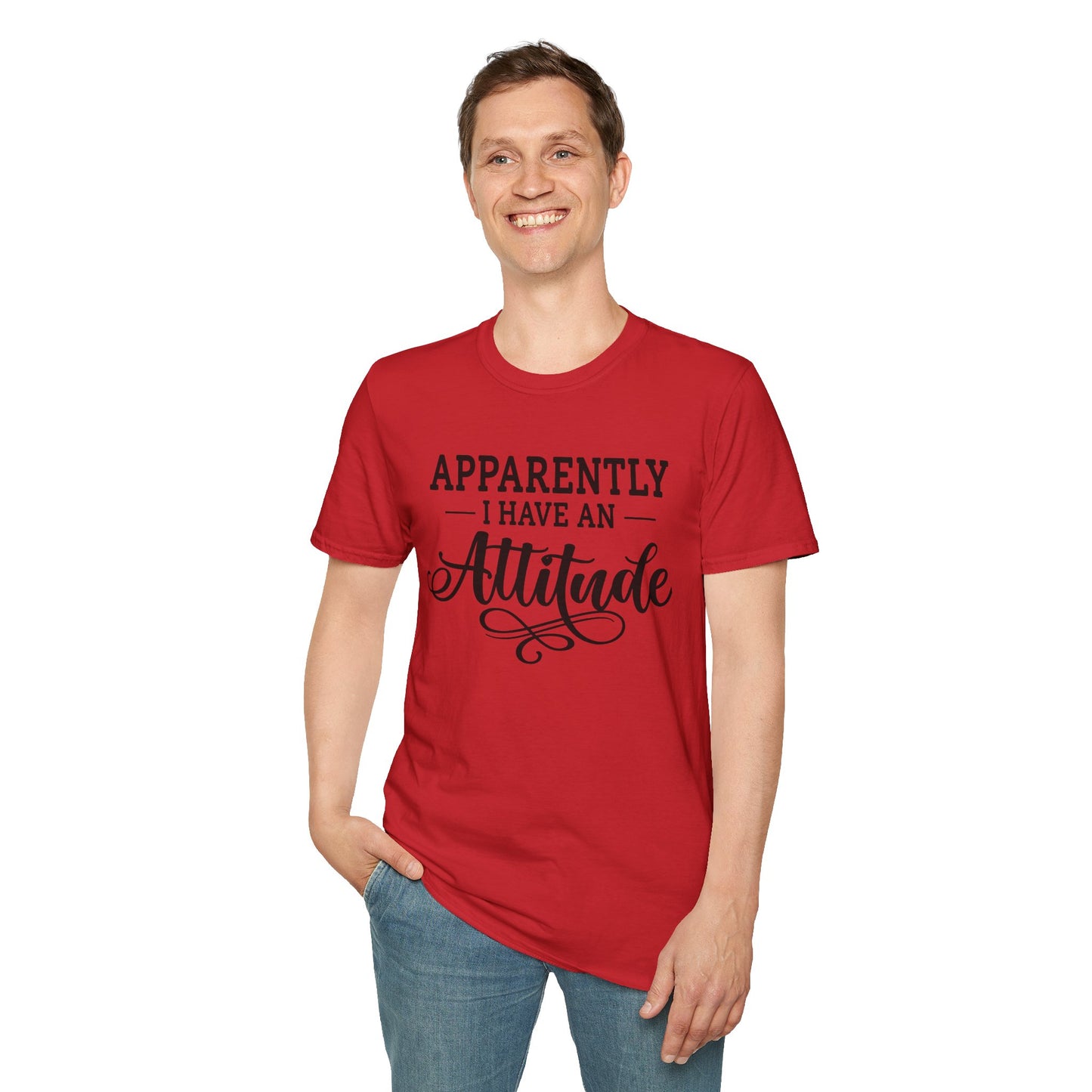 Apparently I Have An Attitude Unisex Softstyle T-Shirt