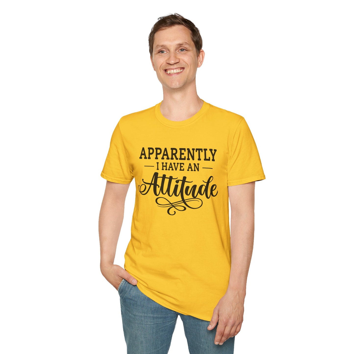 Apparently I Have An Attitude Unisex Softstyle T-Shirt