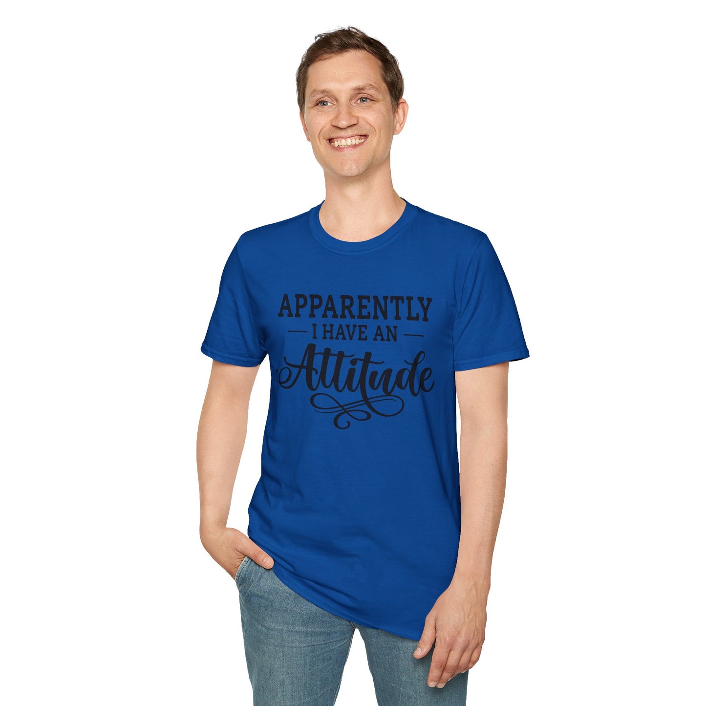 Apparently I Have An Attitude Unisex Softstyle T-Shirt