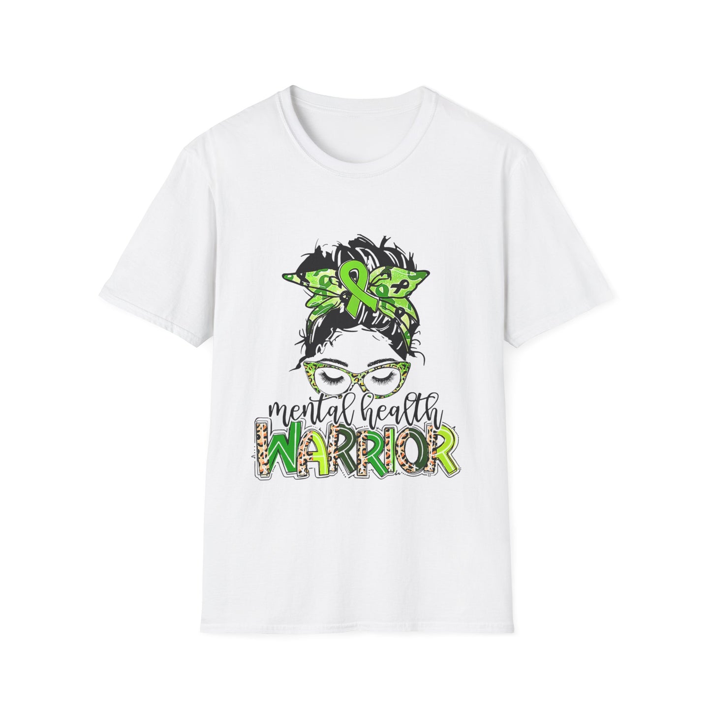 Mental Health Warrior Unisex Softstyle T-Shirt