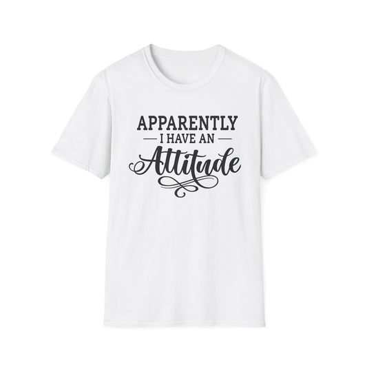 Apparently I Have An Attitude Unisex Softstyle T-Shirt