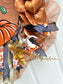 Hello Fall Pumpkin Mesh Wreath