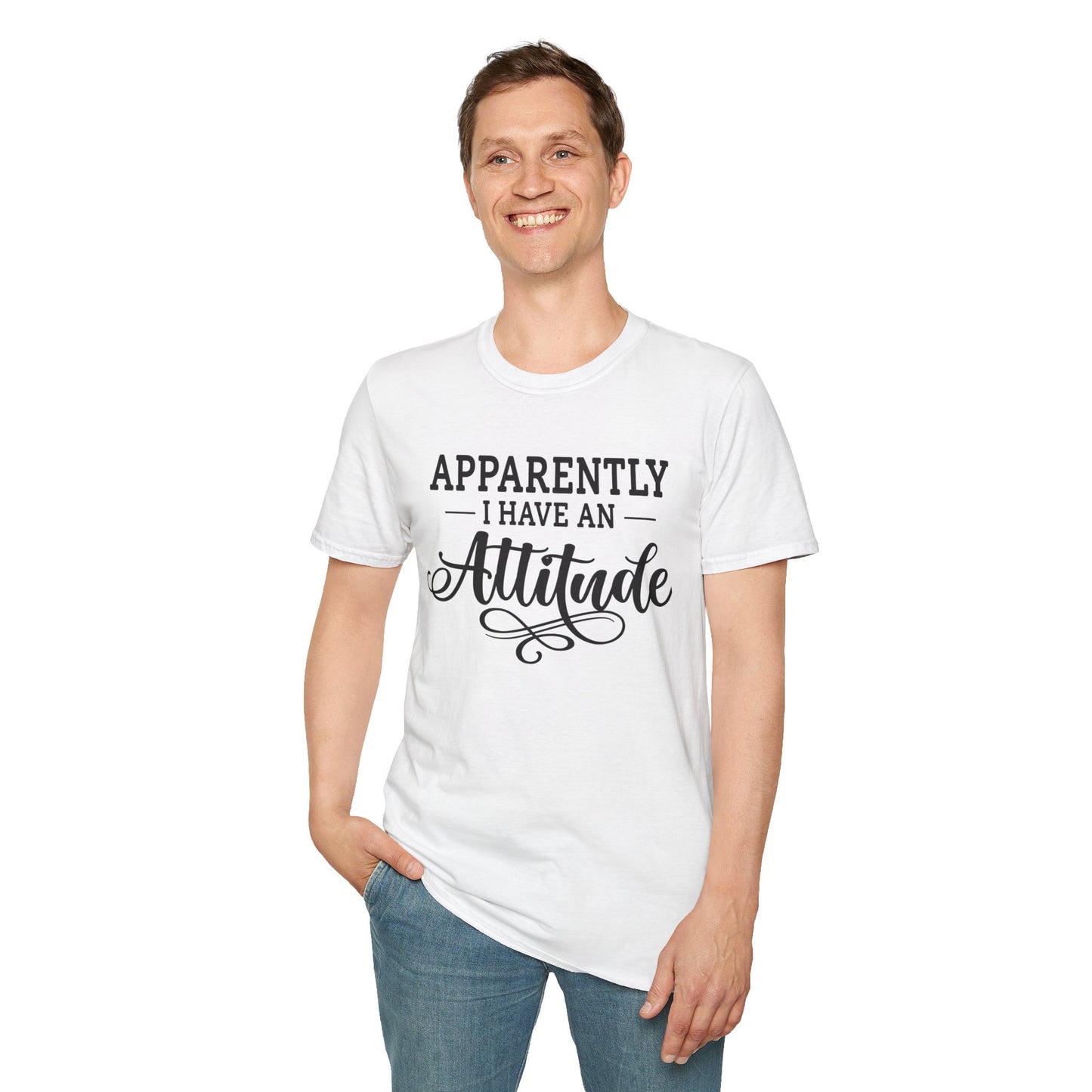 Apparently I Have An Attitude Unisex Softstyle T-Shirt