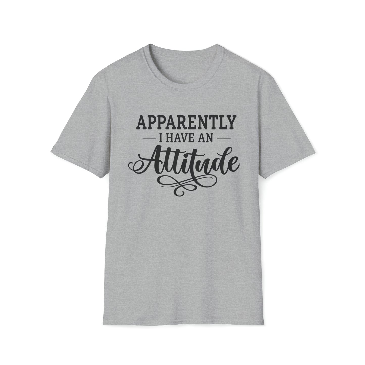 Apparently I Have An Attitude Unisex Softstyle T-Shirt