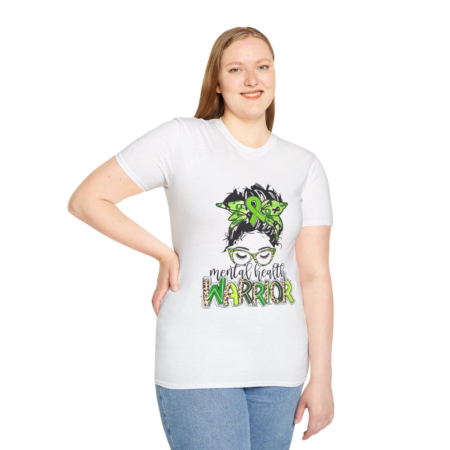 Mental Health Warrior Unisex Softstyle T-Shirt