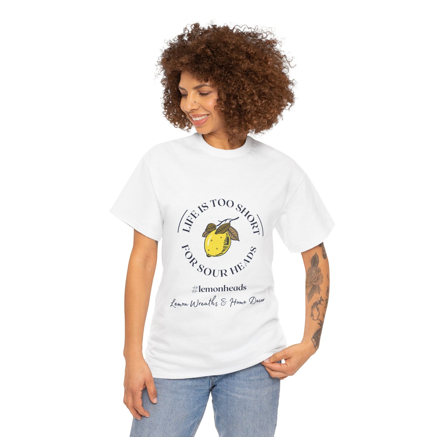 Life Is Too Short For Sourheads Unisex Heavy Cotton Tee