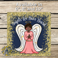 Angels We Have Heard On High Dark Skin Tone Angel Metal Sign