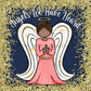 Angels We Have Heard On High Medium Skin Tone Angel Metal Sign