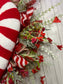 Giant Candy Cane Christmas Wreath