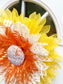 Candy Corn Flower Petal Wreath