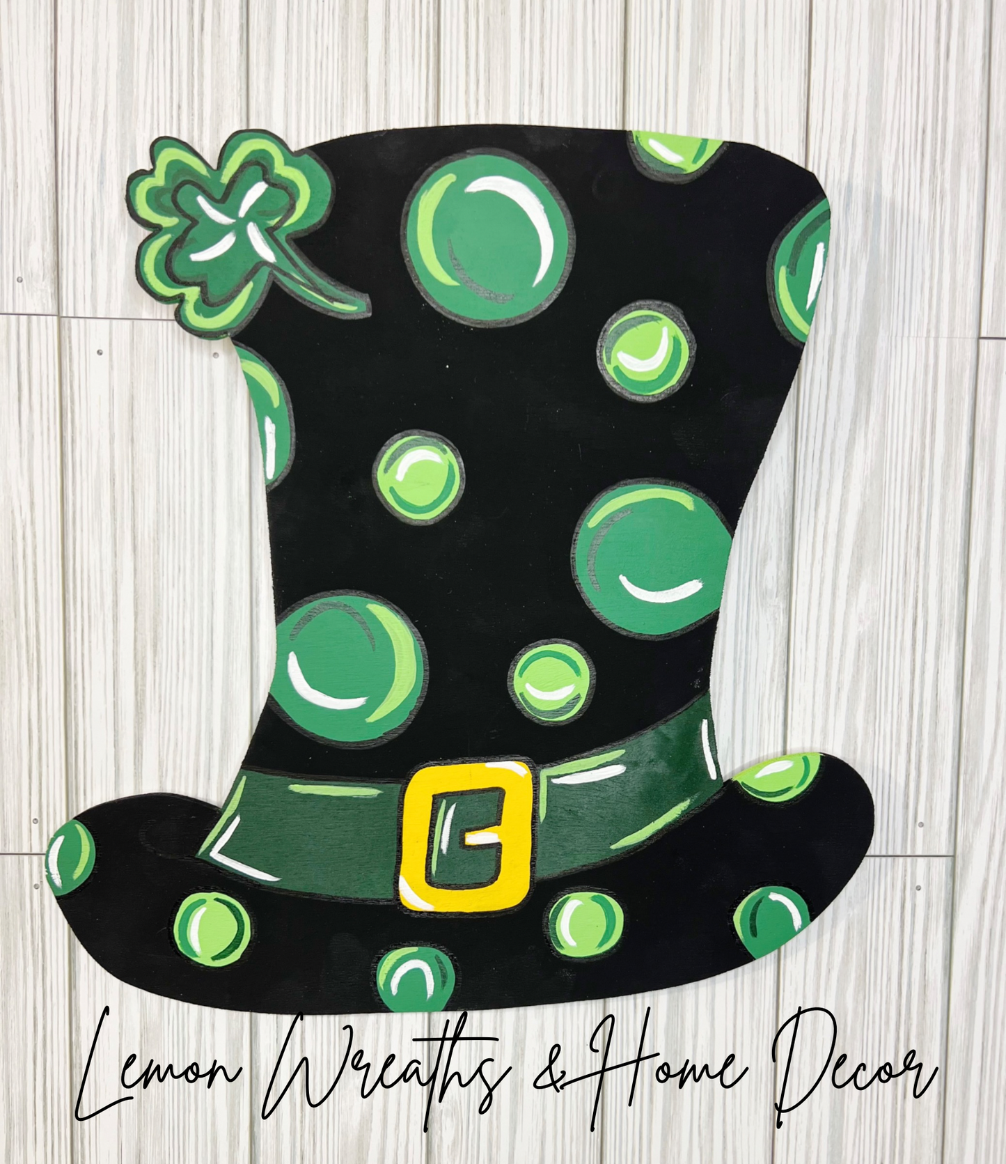 St. Patrick’s Top Hat Wood Attachment / Door Hanger