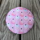 Breast Cancer Awareness Pink Pumpkins Sublimated Fabric Center