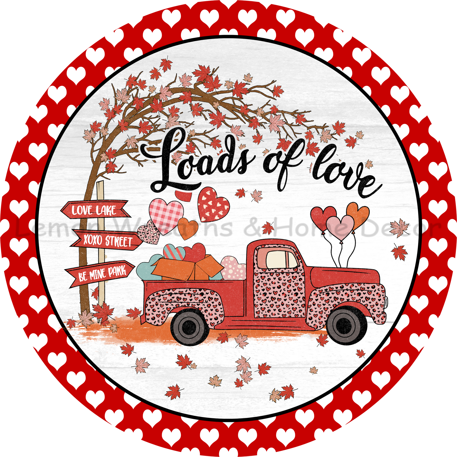 Loads of Love Valentine Wreath