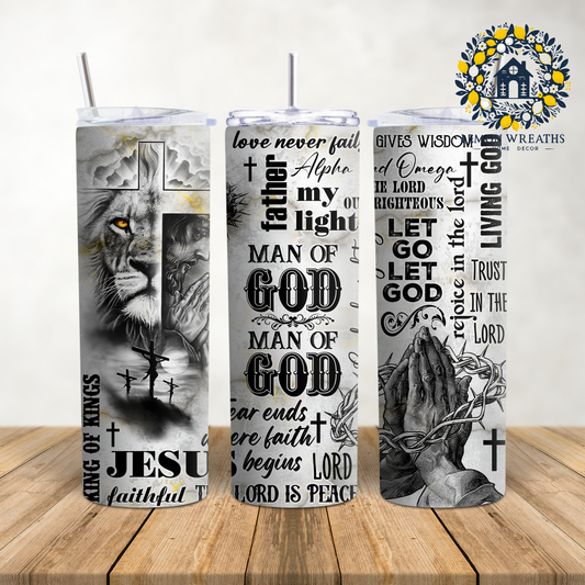 Man of God 20oz Tumbler